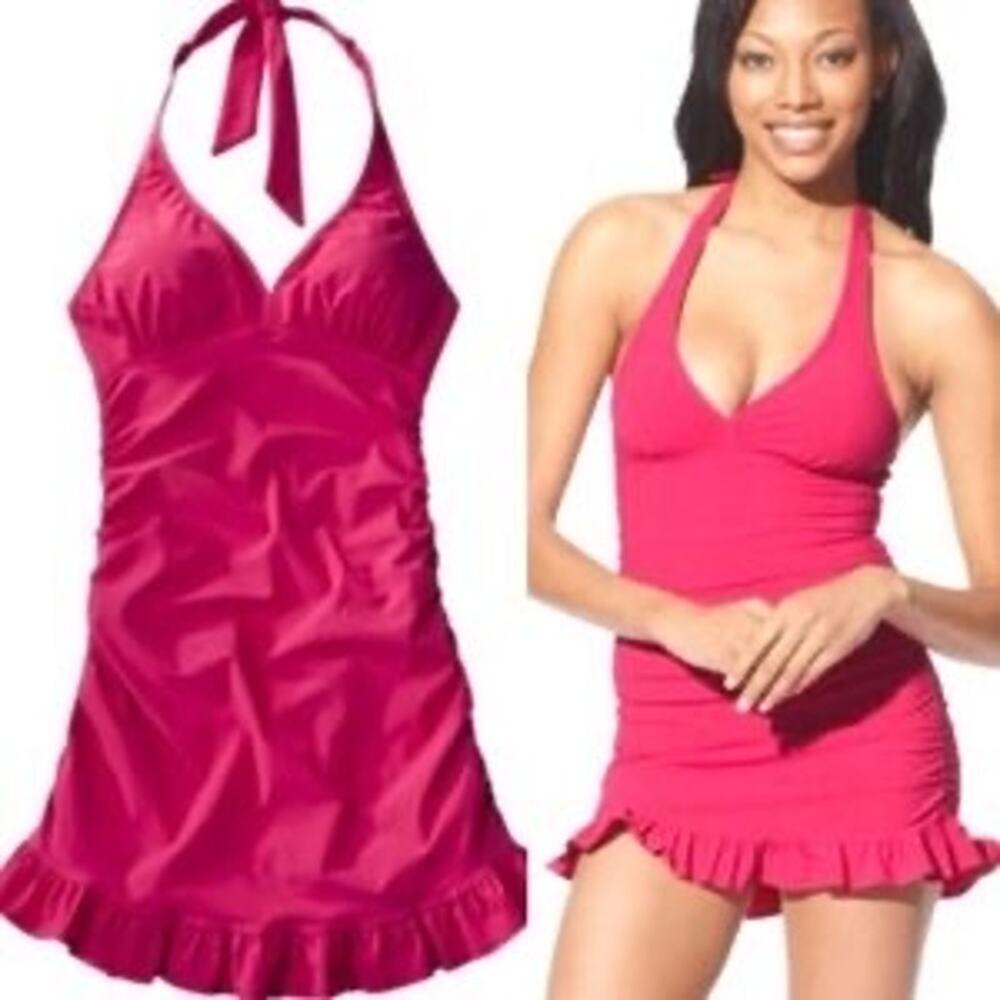 ASSETS by Sara Blakely Pink One Piece Swimsuit